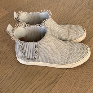 Loeffler Randall Marlie Chukka Woven Leather Sneakers